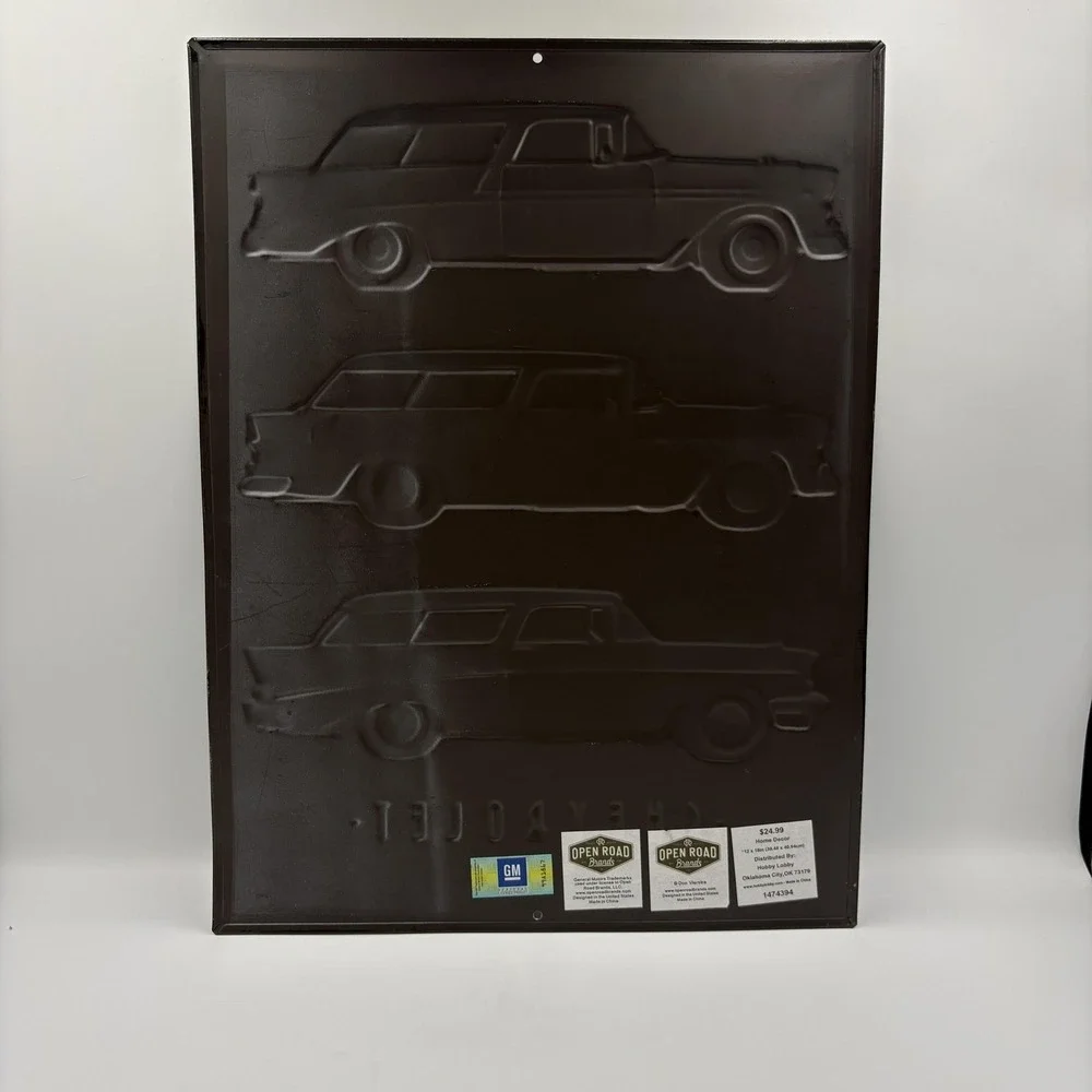 Open Road Brands Chevrolet Nomads Metal Wall Sign 12x16 Garage‎ Decor Retro